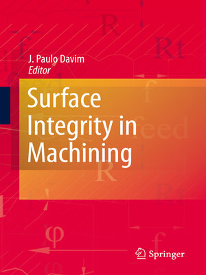 cover image of Surface Integrity in Machining